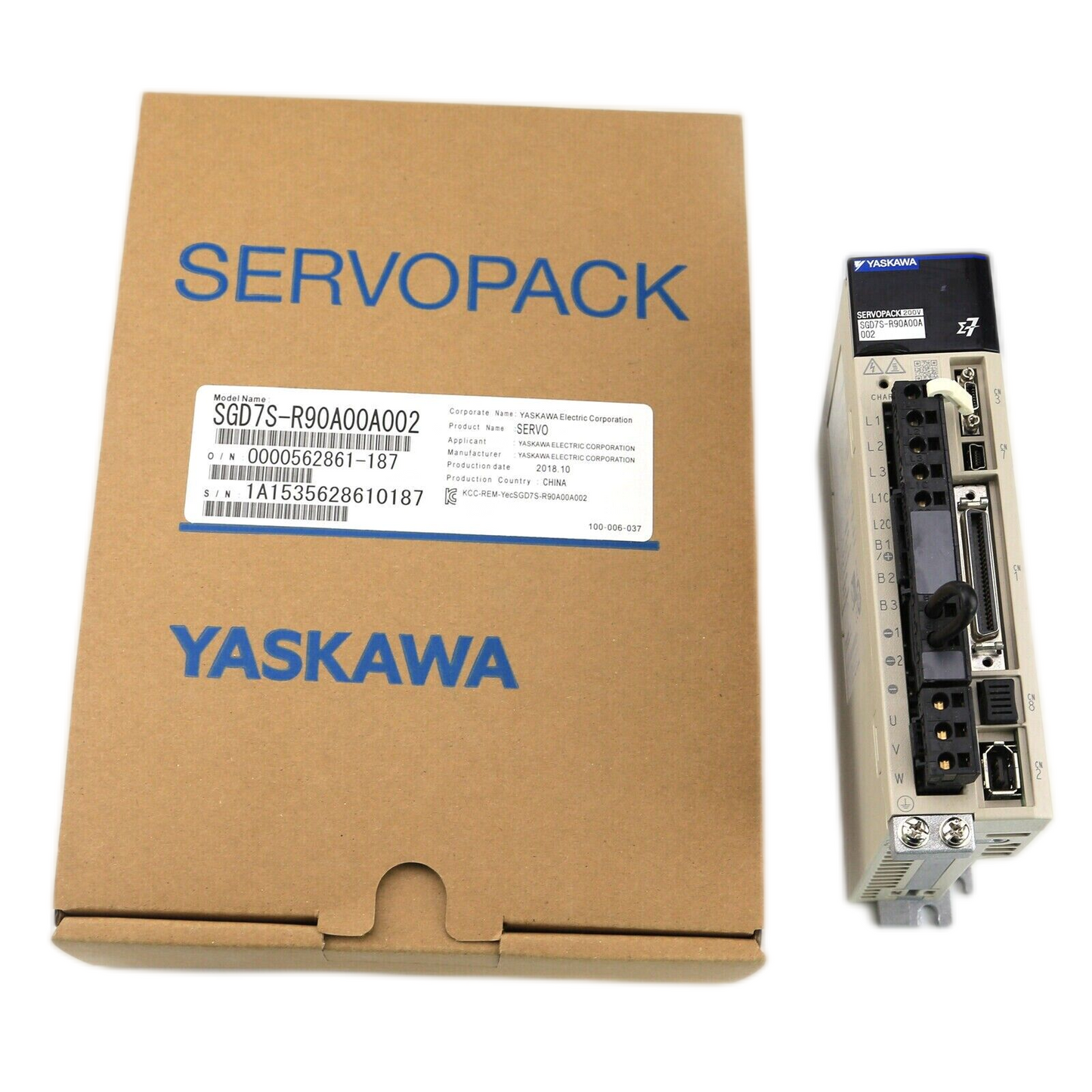 YASKAWA AC SERVO DRIVER SGD7S-R90A00A002