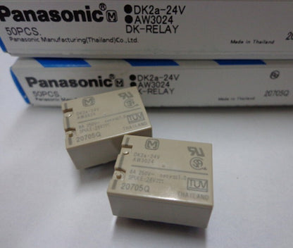 5pcs  Panasonic DK2a-24V DK2a24V AW3024 Relays 24V  Free Ship