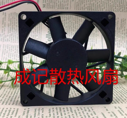 ADDA AD0824HB-D71 8015 DC24V 0.14A 8CM 2-Wire Cooling Fan