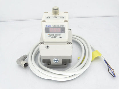 SMC ITV3030-31N4CL4 AIR PRESSURE REGULATOR HIGH-PERFORMANCE INDUSTRIAL PRESSURE REGULATOR WITH 31000-40000 PSI PRESSURE RANGE AND 10000 GPM FLOW RATE - SMC
