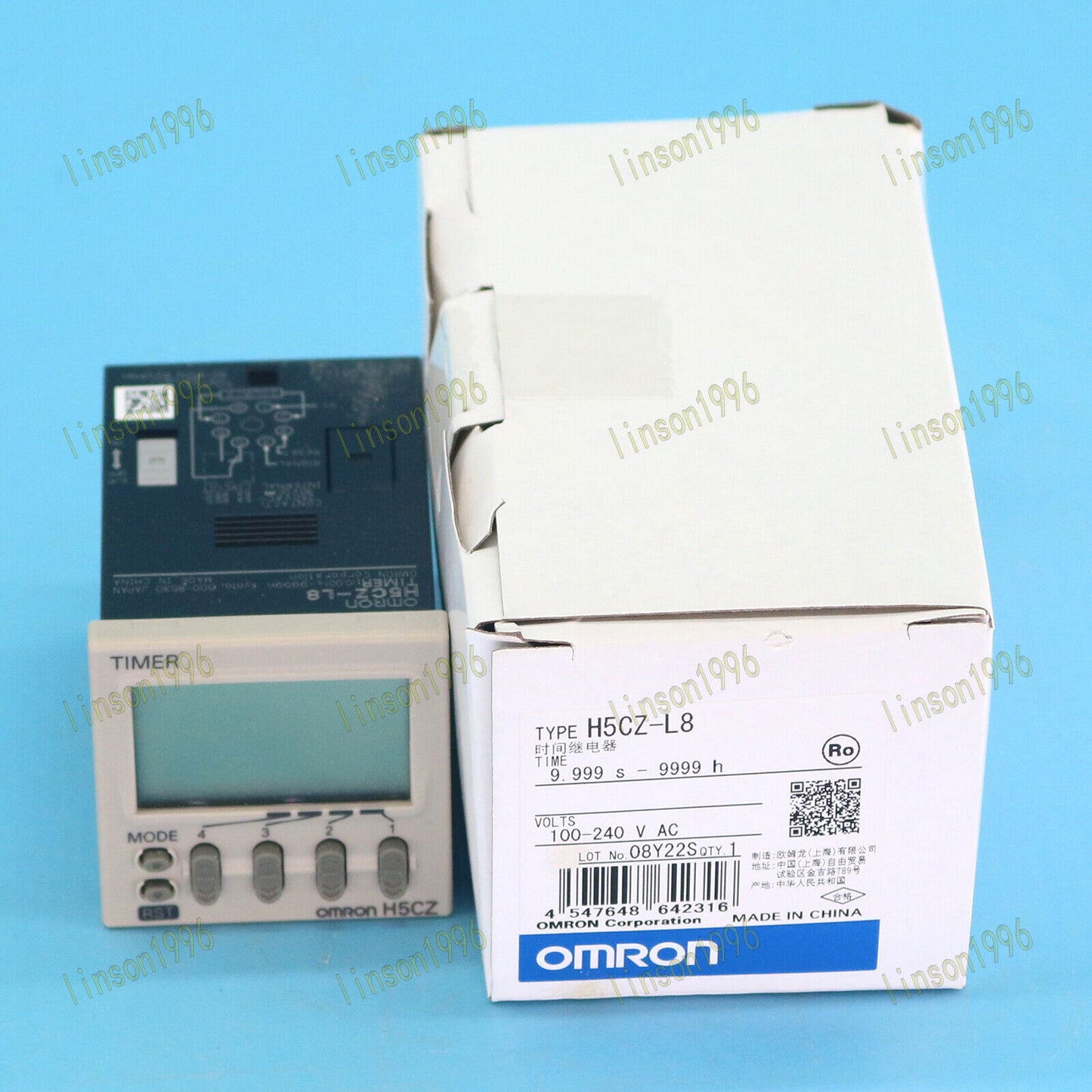 OMRON Timer H5CZ-L8 100-240VAC Fast - OMRON