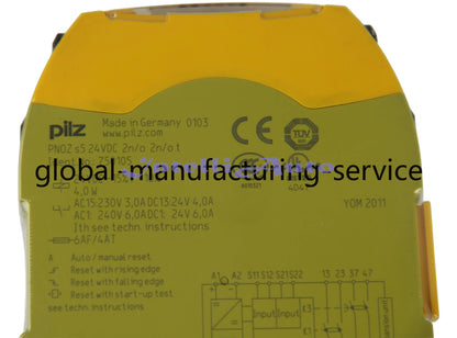 PILZ 750105 PNOZ s5 24VDC 2n/o 2n/o t Time Delay Safety Relay Module