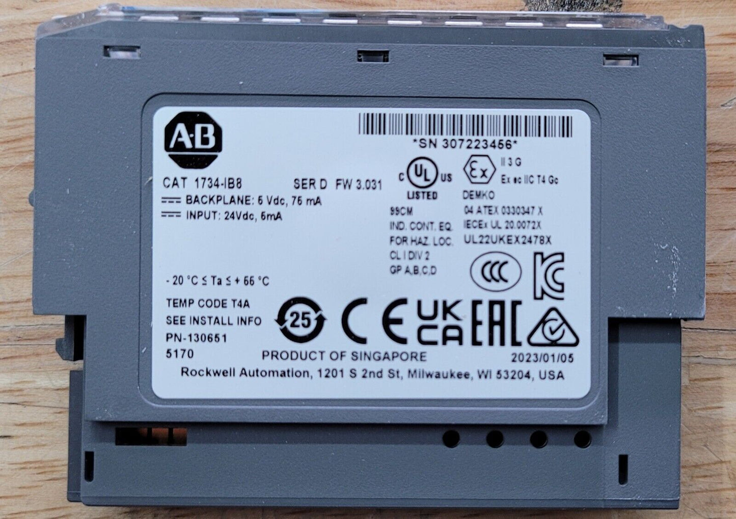 New Allen Bradley 1734-IB8 - ALLEN BRADLEY