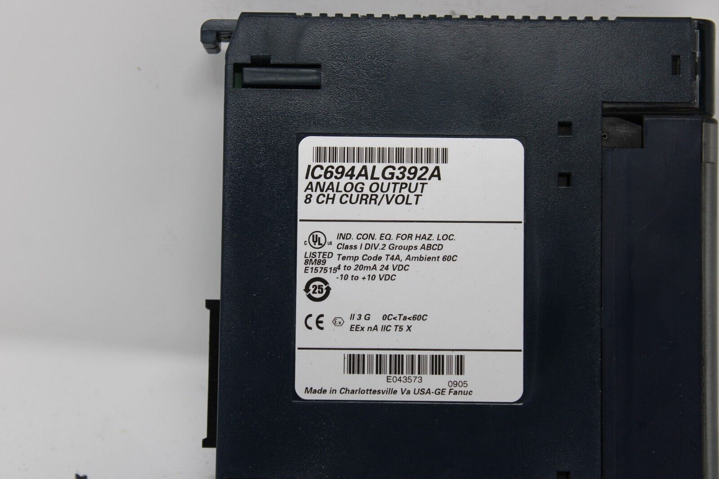 used GE Fanuc IC694ALG392A Analog Output - GE FANUC