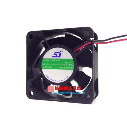 SJ SE240625BL 24V 0.11A 6CM 6025 Double ball case inverter cooling fan