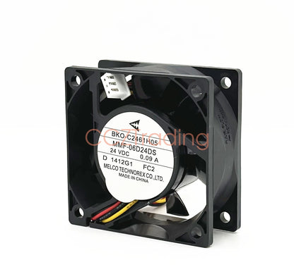 BKO-C2461H05 MMF-06D24DS-FC2 Inverter Cooling Fan DC24V 0.09A 60x60x25mm 3PinA2