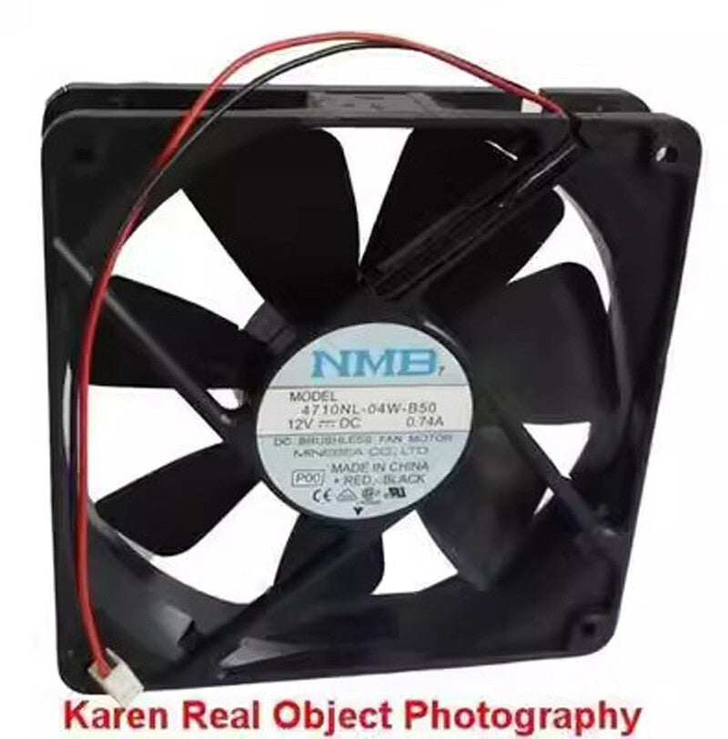 NMB 4710NL-04W-B50 12025 DC12V 0.74A 12CM 2-Pin Cooling Fan