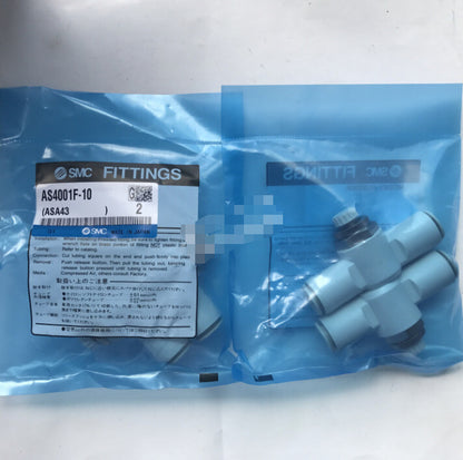 1Bag/2pcs SMC AS4001F-10 AS4001F10 Fittings Free Shipping