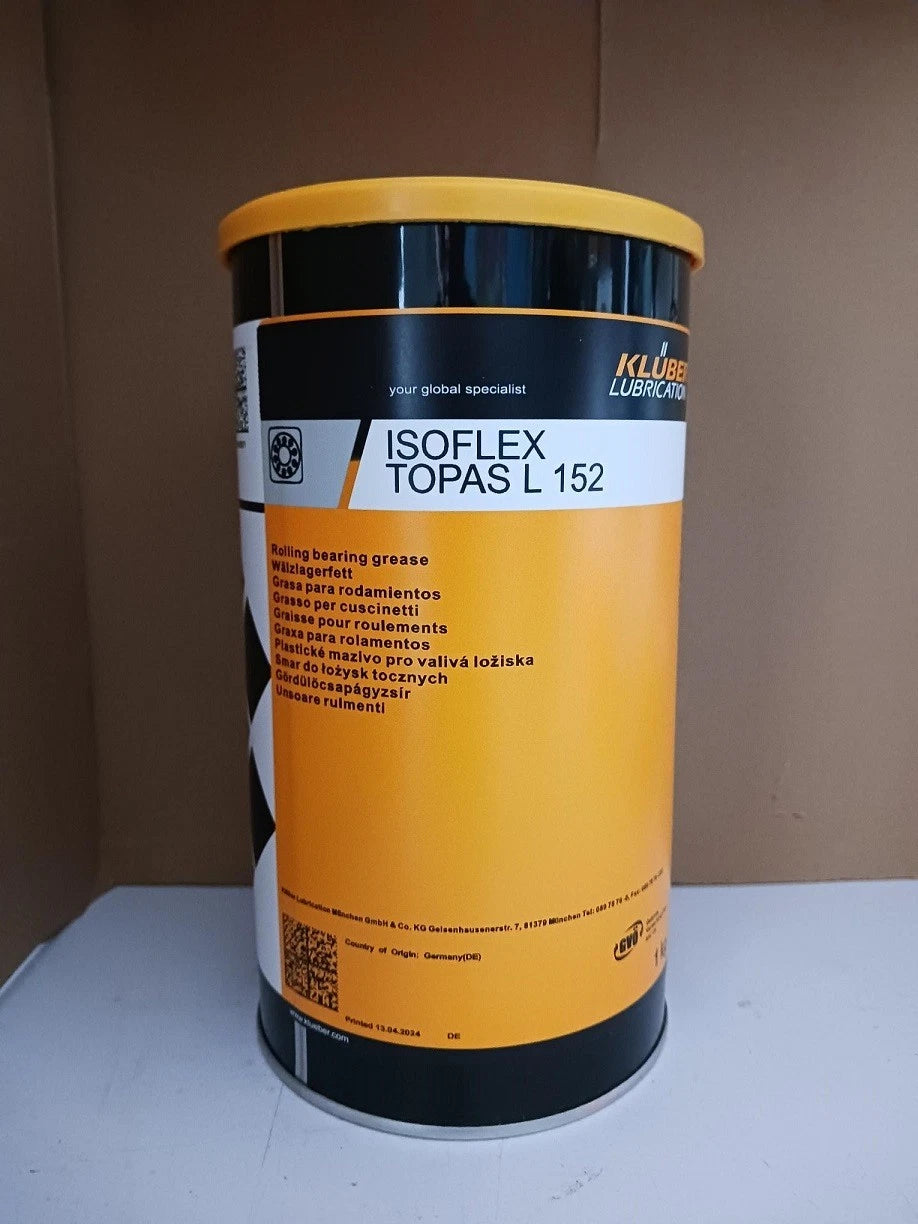 KLUBER Lubrication ISOFLEX TOPAS L 152 Grease 1Kg ( 35.3 OZ) free ship