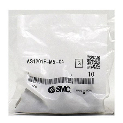 1bag/10pc SMC AS1201F-M5-04 Speed control throttle valve spot stock - SMC