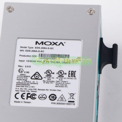 1PCS MOXA EDS-208A-S-SC Industrial Ethernet switch