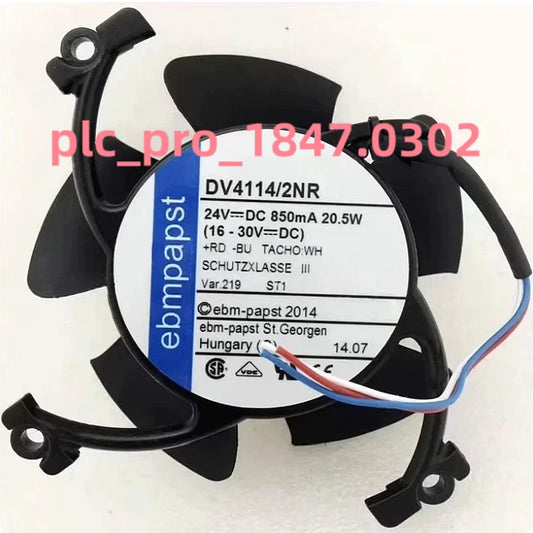 1PCS Ebmpapst DV4114/2NR Equipment Cooling Fan 24V 20.5W 3pin Fast Delivery
