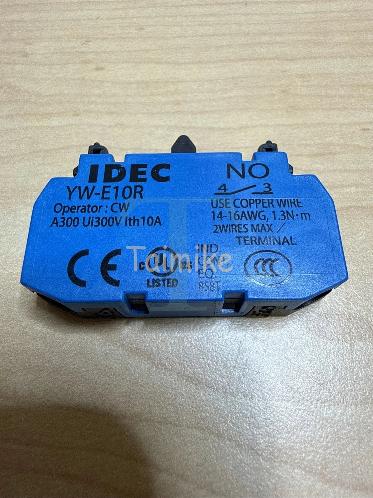 ! IDEC YW-E10R Switch Contact Block YWE10R