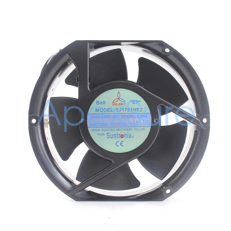 SANJUN SJ1751HE2 17251 200V-240V 0.40A large air volume cabinet Computer fan
