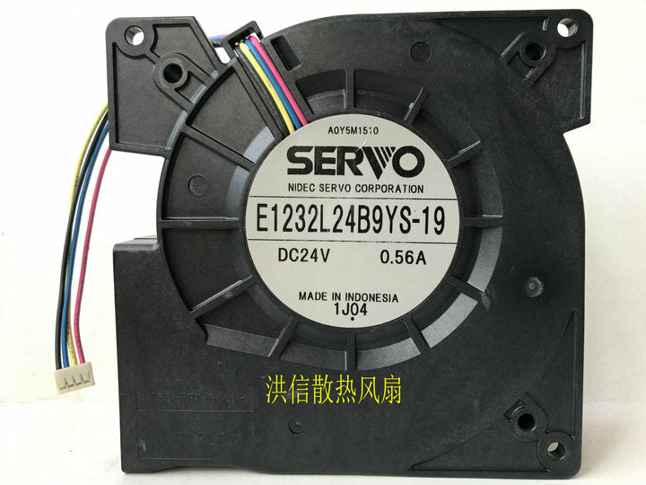 1pcs  SERVO E1232L24B9YS-19 DC24V 0.56A12032 Centrifugal Turbo Blower 4pin