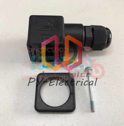 MPM B-12 DIN43650A junction box solenoid valve bellows plug C18309N22 21D