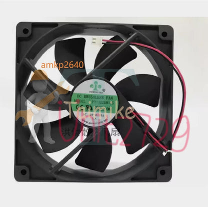 1pc for POWERYEAR PY-1225H12S 12V 0.35A 12CM 12025 cooling fan 2-wire #un