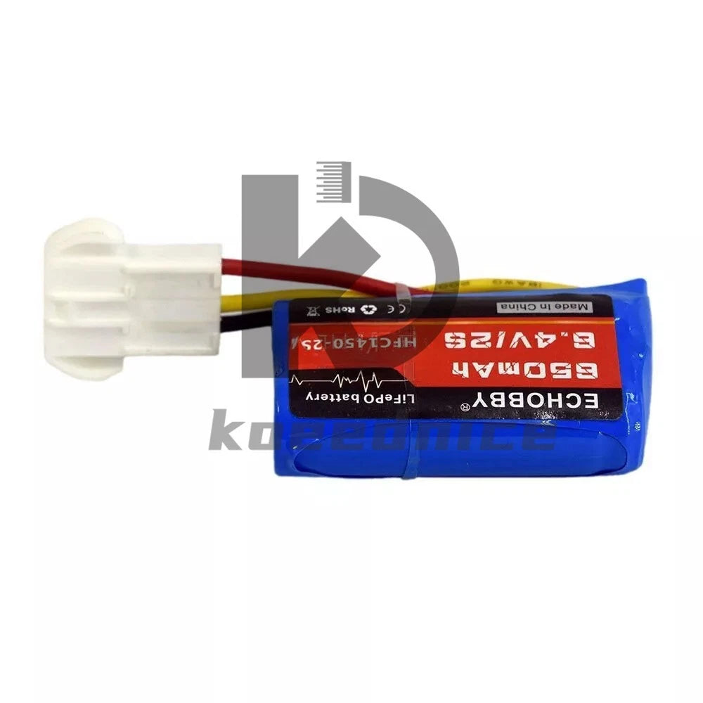 1x for RC Car Speed Boat 6.4V 2S 650mAh LiFePO Battery EL4.5-3P female P-TO-R