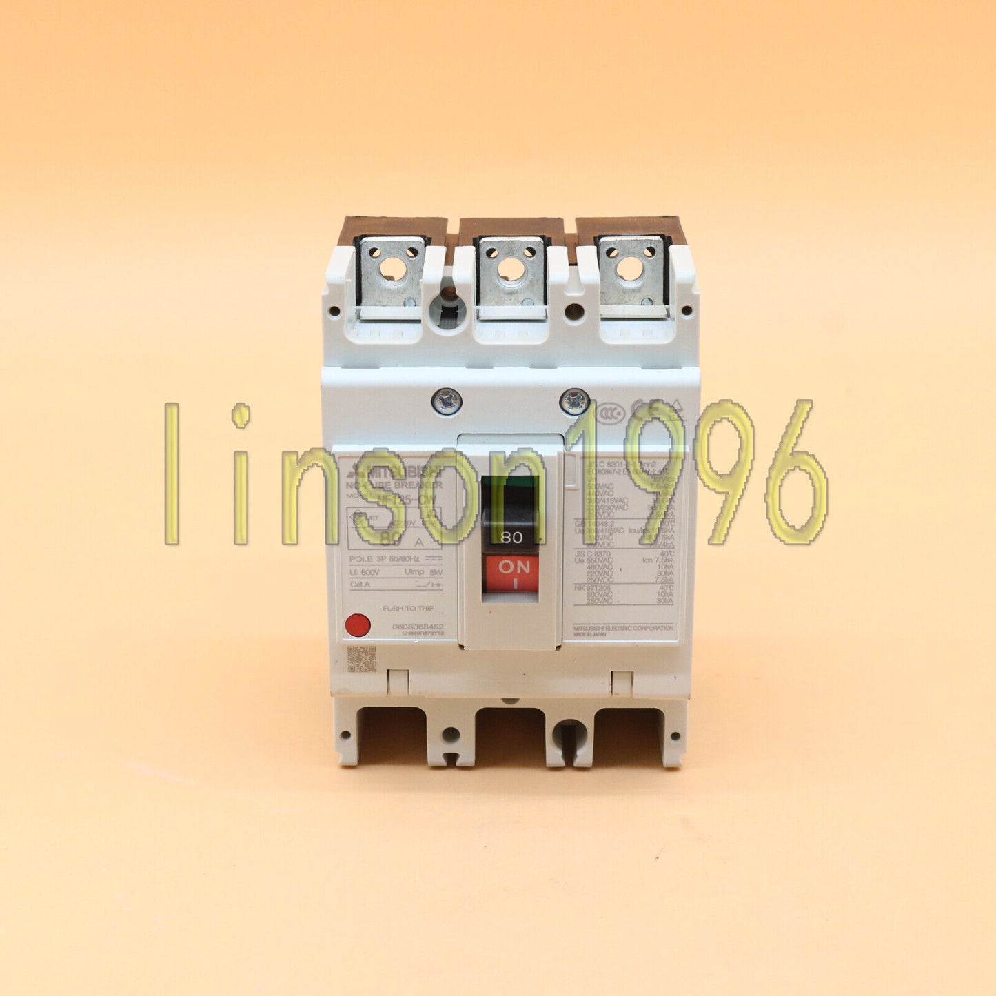 Mitsubishi NF125CW Moulded Case Circuit Breaker 3P Fast Ship - MITSUBISHI