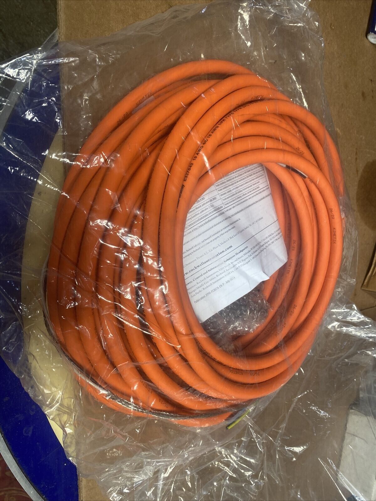 New 2090-CPWM7DF-16AA15 Servo Motor Power Cable 15M - GMMI