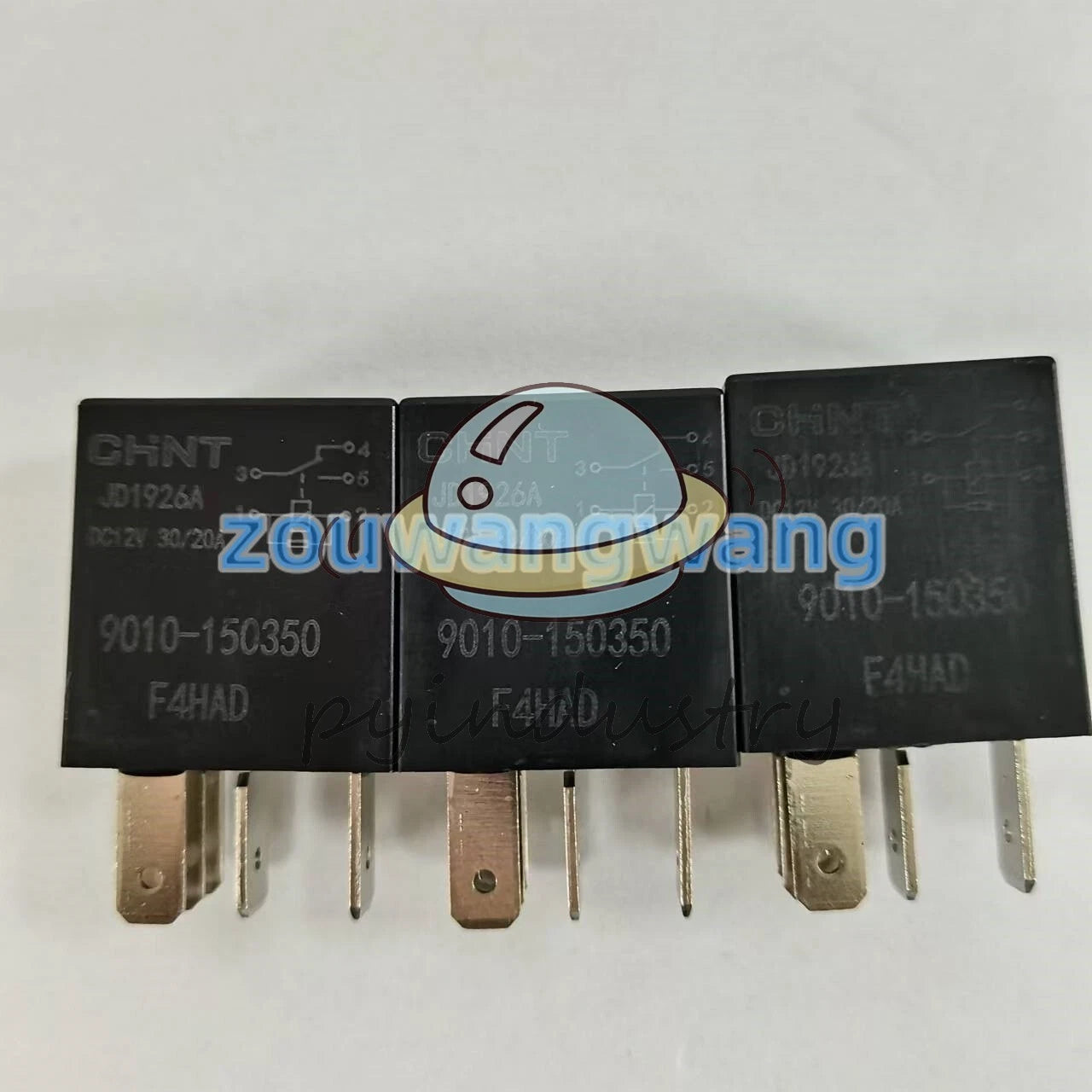 3PCS JD1926A 30A/20A 12V Relay 5 Pins