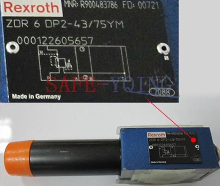 new 1PCS R900483786 rexroth valve ZDR6DP2-43/75YM ZDR 6 DP2-43/75YM - REXROTH