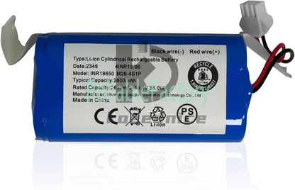 INR18650 M26 4S1P Robot Vacuum Cleaner Battery Replacement for Eufy RoboVac 11