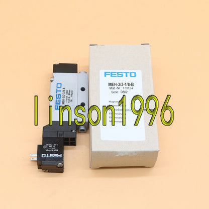 FESTO Meh-3/2-1/8-B 173124 Solenoid Valve for industrial applications, high performance, reliable operation, fast response. - FESTO