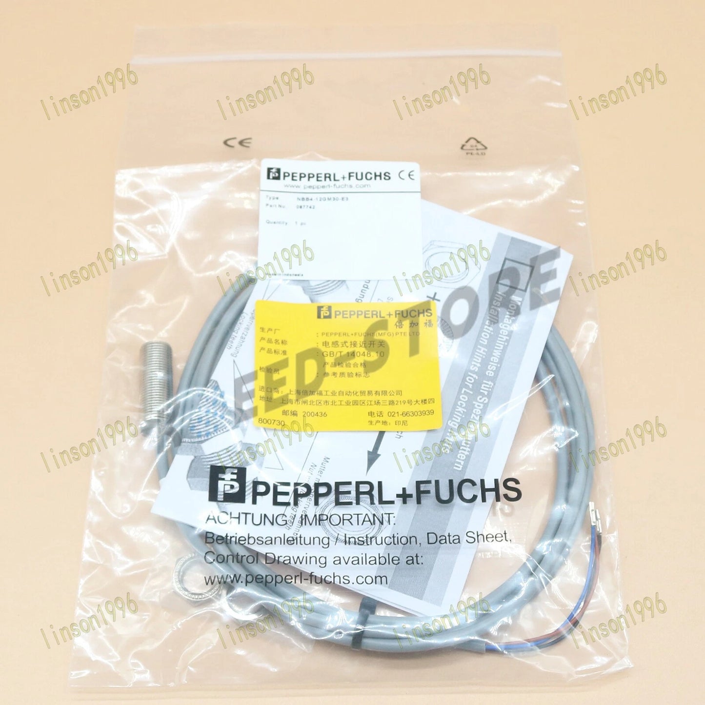 1PCS NBB4-12GM30-E3 For Pepperl+fuchs Proximity Switch Sensor SPOT STOCK