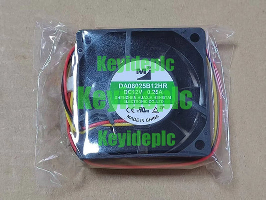 1PCS Cooling Fan 6025 DC12V 0.25A 6CM 3Pin DA06025B12HR #ke