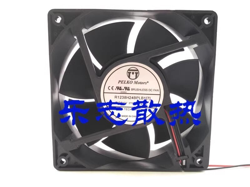 PELKO MOTORS R1238H24BPLB1 12038 DC24V 0.37A 2-Wire Inverter Cooling Fan