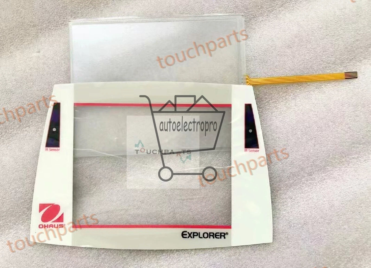 Touch Glass + Overlay for Ohaus Explorer EX Series High Capacity Balance EX35001
