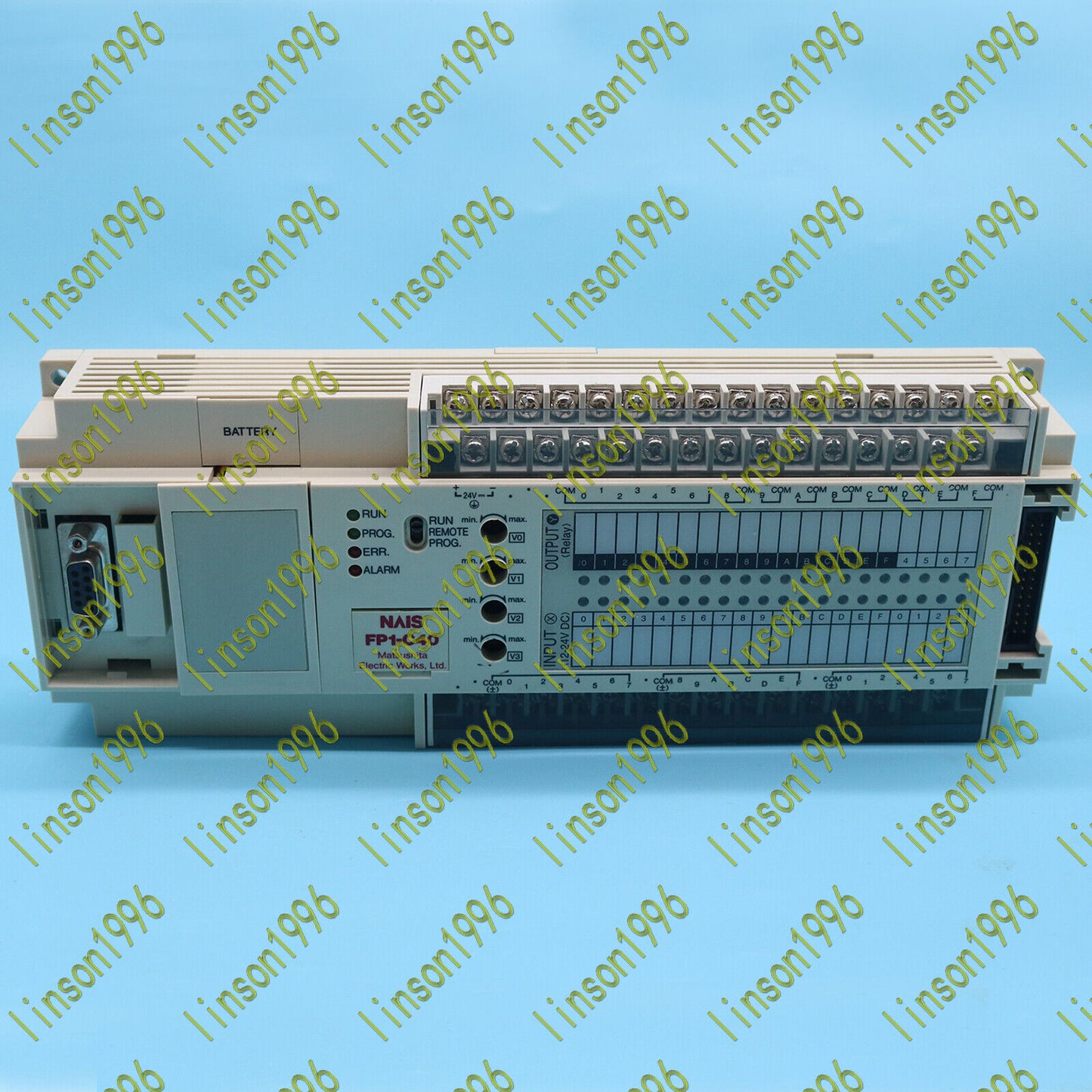 Used FP1-C40 Panasonic PLC Controller with 12413C-F Module - PANASONIC