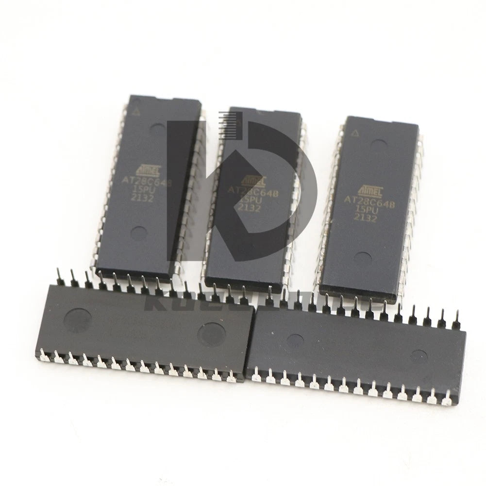 5PCS IC AT28C64 AT28C64B AT28C64B-15PU DIP-28 ATMEL chip