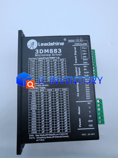 new 1PCS Leadshine 3DM883 3-phase microstepping driver 80 VDC 8.3A (RMS 5.9A) - LEADSHINE