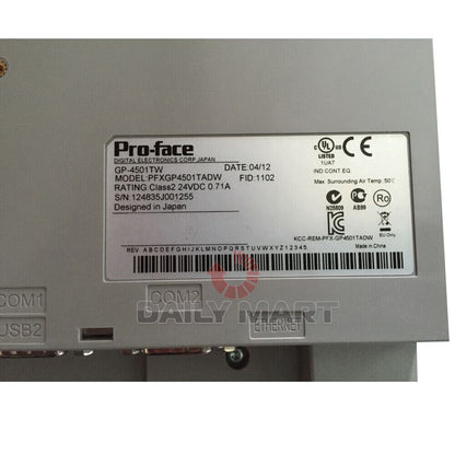 new PROFACE PFXGP4501TADW HMI Touch Screen Panel - PROFACE