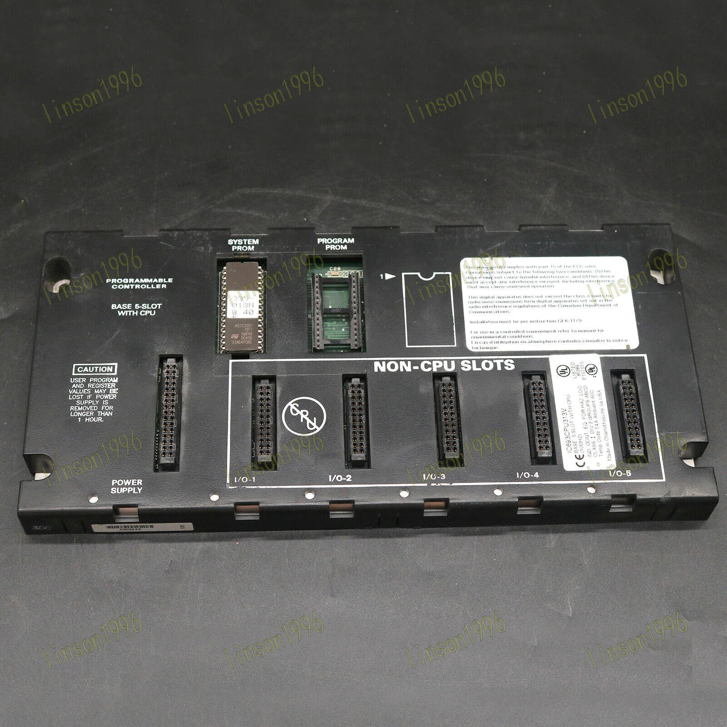 used Fanuc IC693CPU313V PLC Backplane - FANUC