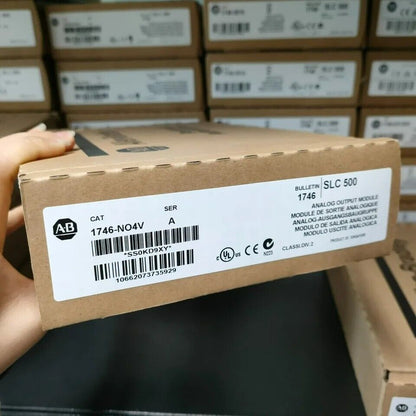 New Factory Sealed AB 1746-NO4V SLC 500 PLC Analog Output Module - FACTORY SEALED