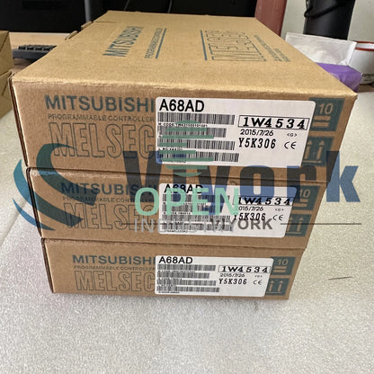 Mitsubishi A68AD CONVERSION MODULE ANALOG TO DIGITAL 16BIT SIGNED RESOLUTION