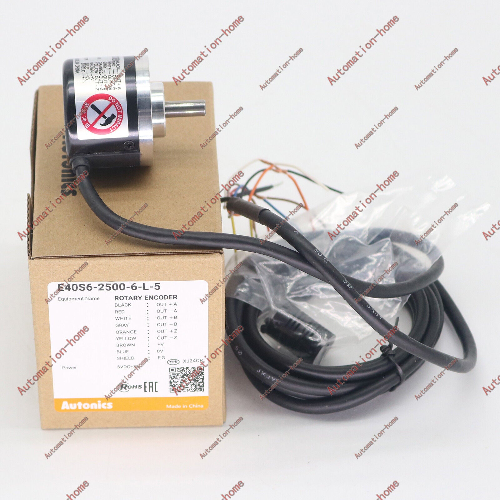 new 1PCS  Autonics E40S6-2500-6-L-5 Rotary Encoder In