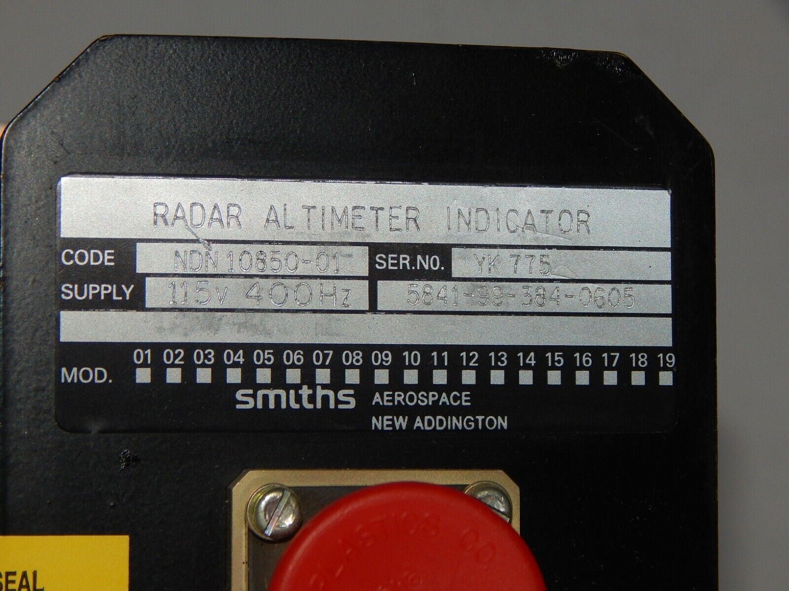 Used Aircraft Plane Altitude Indicator SMITHS flight instrument - SMITHS