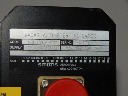 Used Aircraft Plane Altitude Indicator SMITHS flight instrument - SMITHS