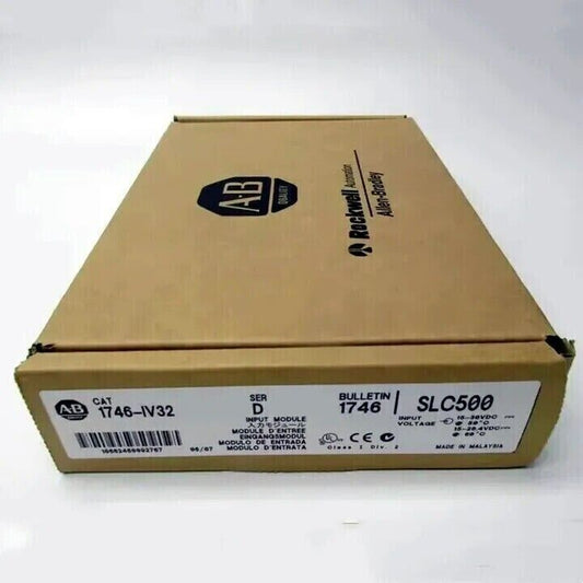 New Factory Sealed AB 1746IV32 Series D SLC 500 PLC Input Module - SIEMENS