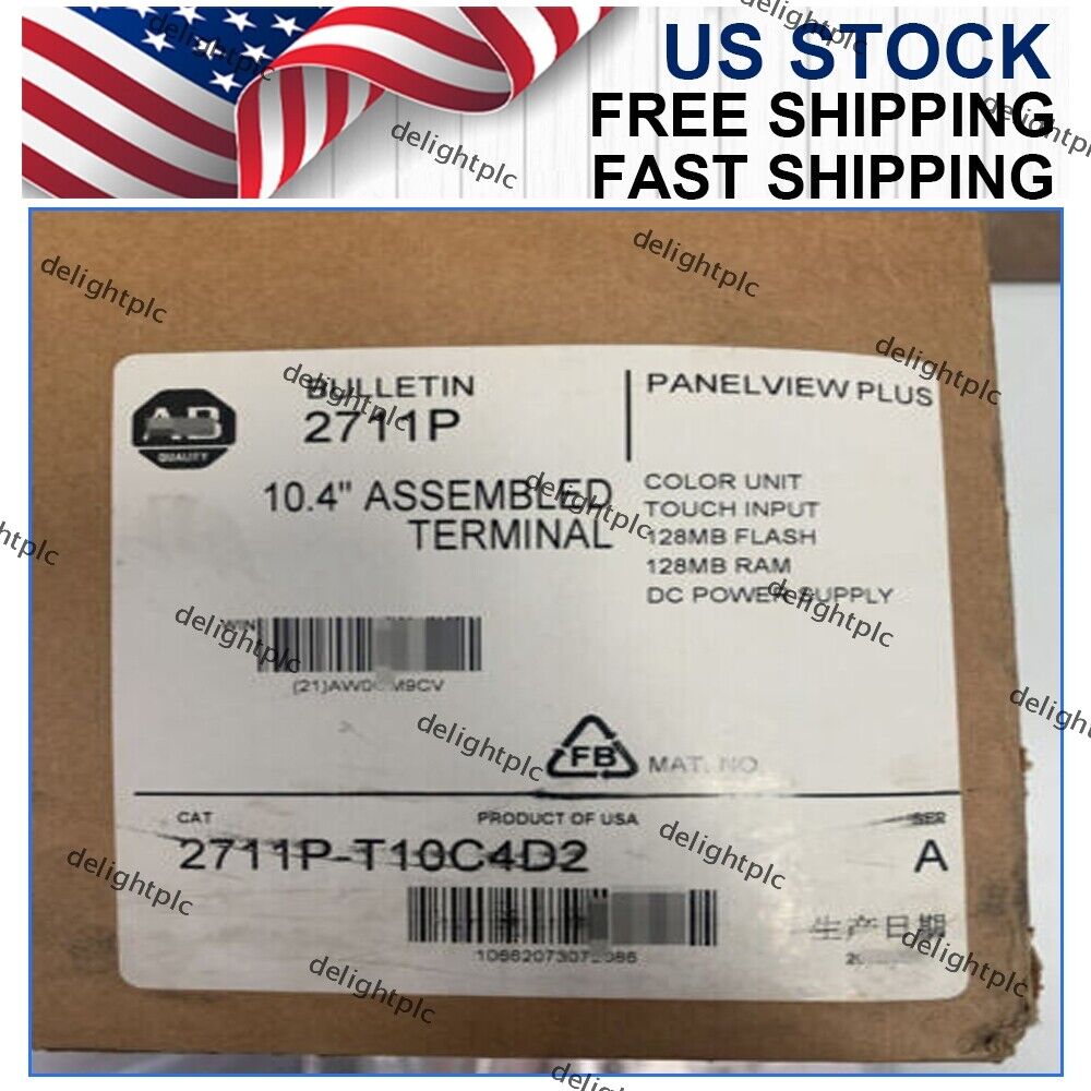 Panelview Plus 1000 Operator Interface Panel 2711P-T10C4D2 US - PANELVIEW