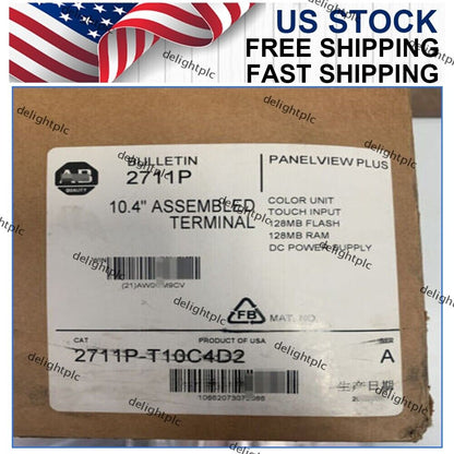 Panelview Plus 1000 Operator Interface Panel 2711P-T10C4D2 US - PANELVIEW