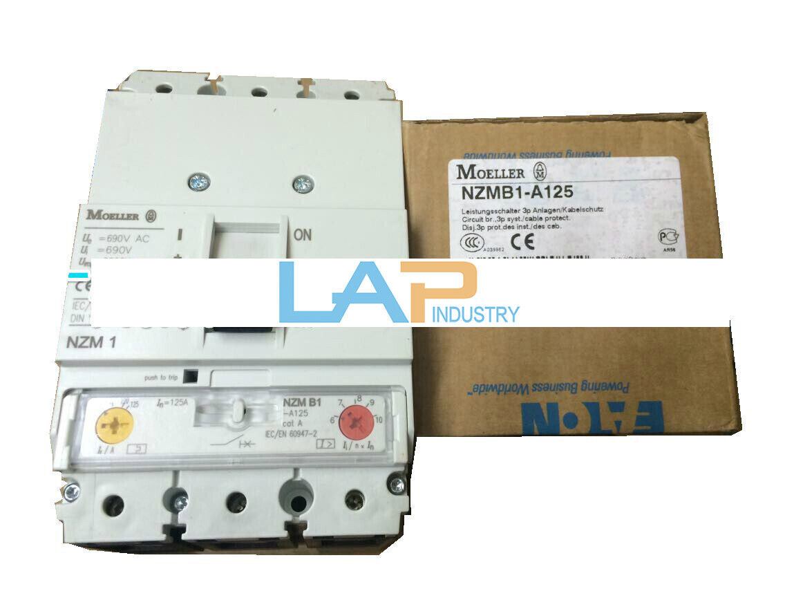 new 1Pcs  For EATON MOELLER Molded Case Circuit Breaker NZMB1-A125 3P 125A