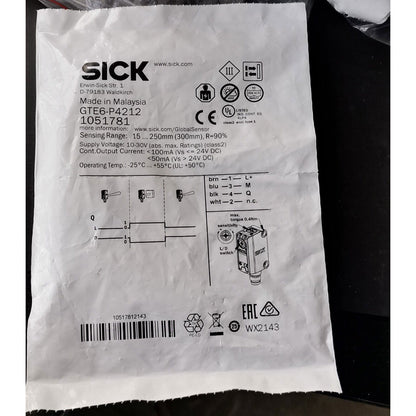 new SICK GTE6-P4212 Sensor One GTE6P4212 - SICK