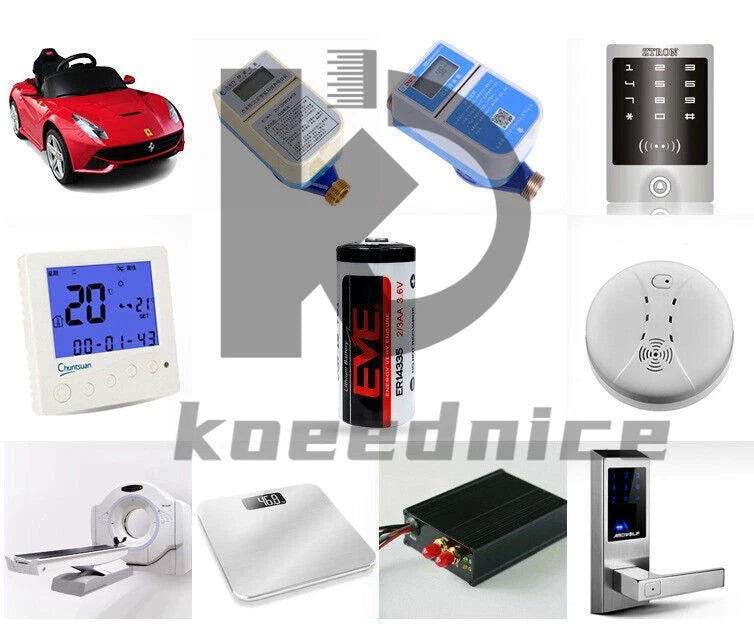 1pcs ER14335 3.6V 1650mah 2/3AA Smart Water Meter Battery