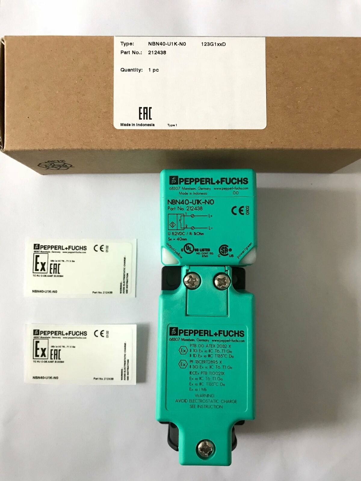 NBN40-U1K-NO proximity switch sensor - PEPPERL+FUCHS