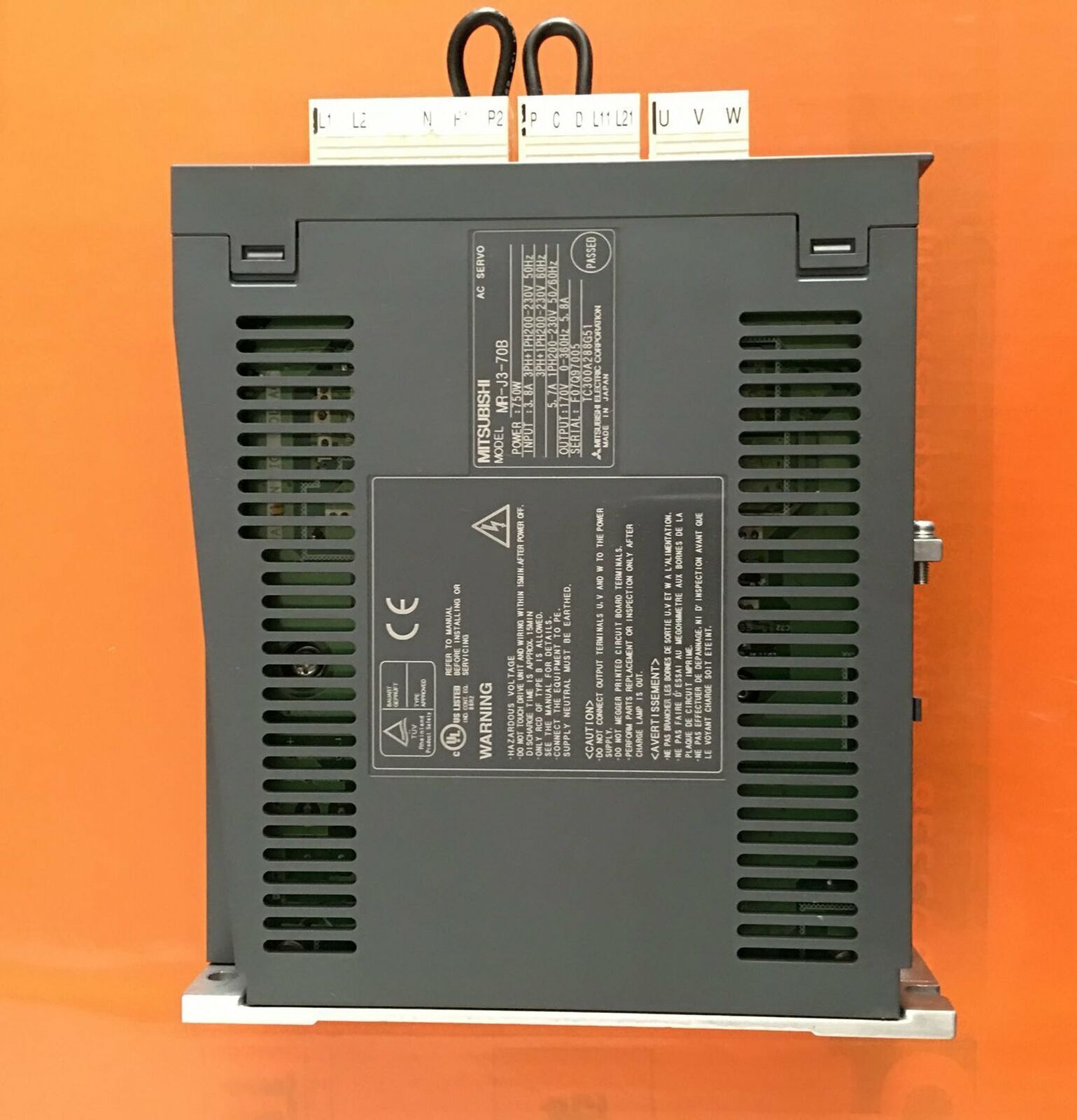 Mitsubishi servo drive MR-J3-70B - MITSUBISHI